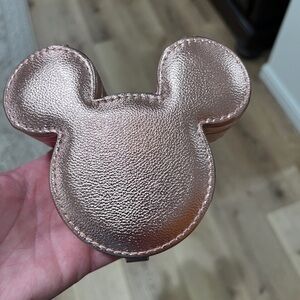 Rose Gold Baublebar x Disney travel jewelry case